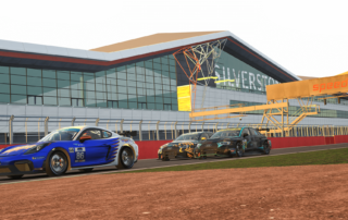 iRacing Endurance Championship TCR battle Silverstone